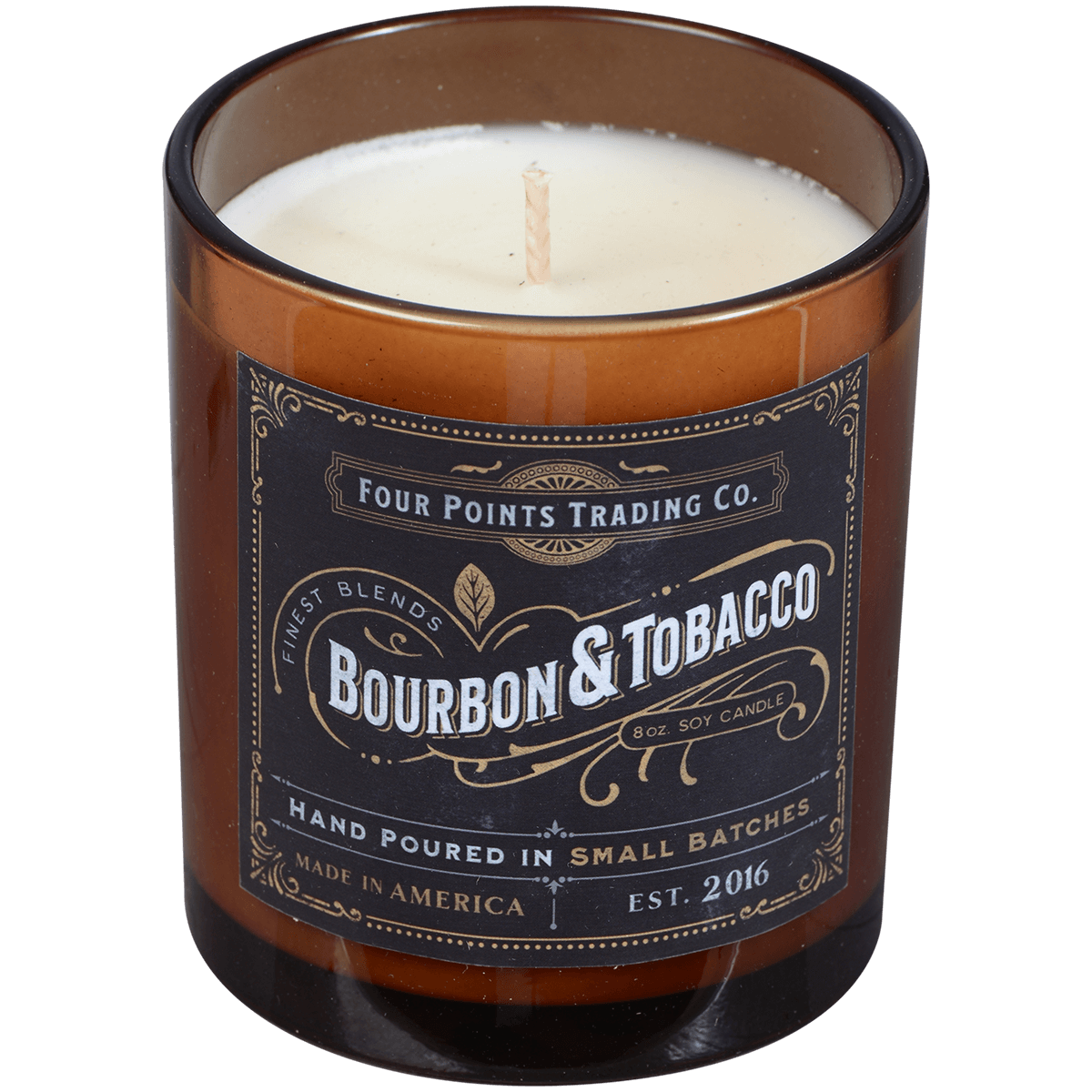 Bourbon & Tobacco 8 Oz Soy Candle