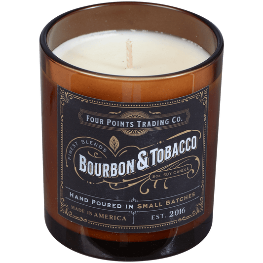 Bourbon & Tobacco 8 Oz Soy Candle