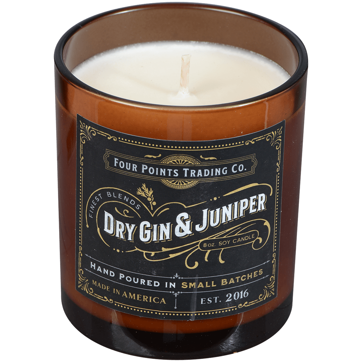 **DRY JIN & JUNIPER 8 OZ SOY CANDLE
