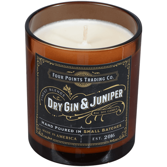 **DRY JIN & JUNIPER 8 OZ SOY CANDLE