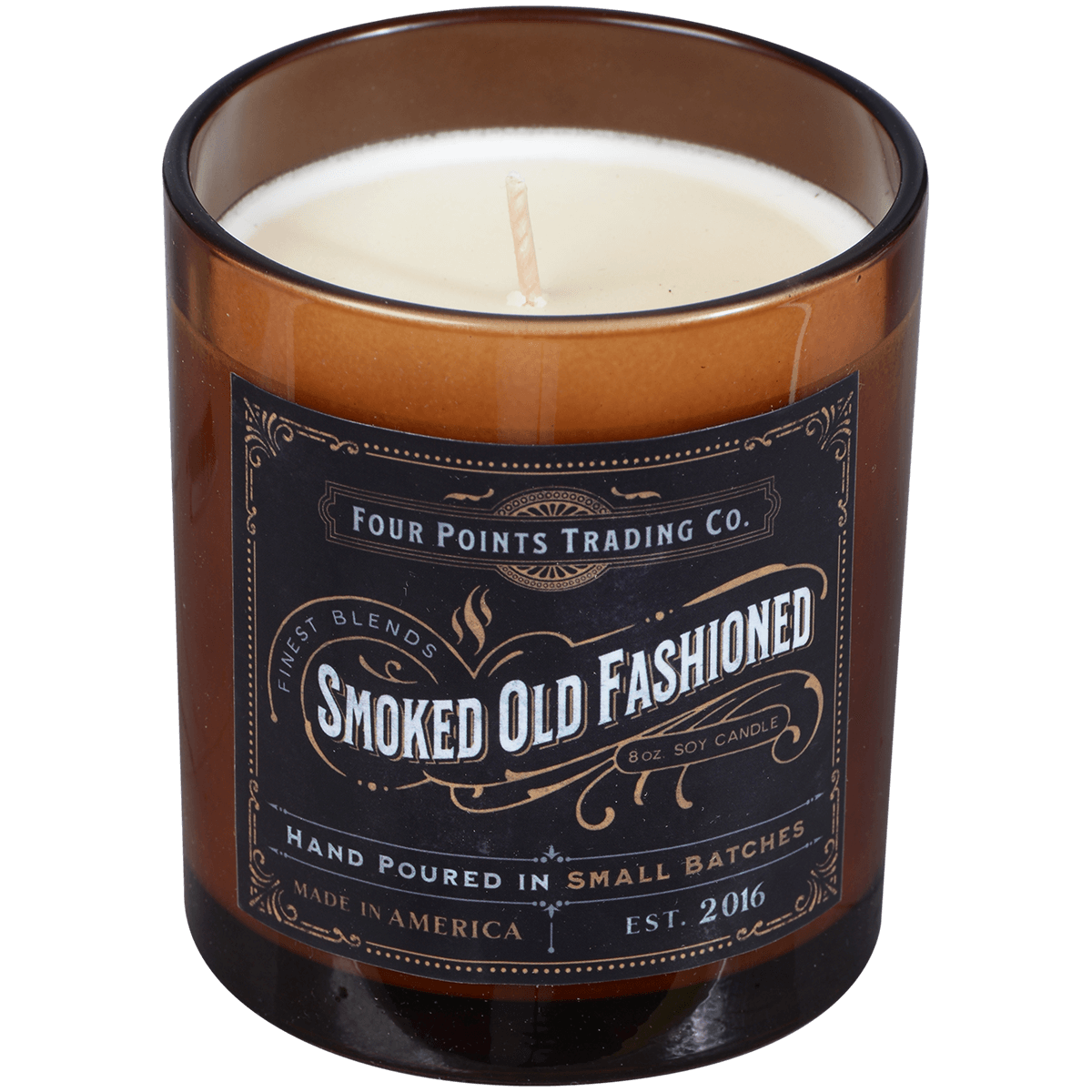 **SMOKED OLD FASHIONED 8 OZ SOY CANDLE