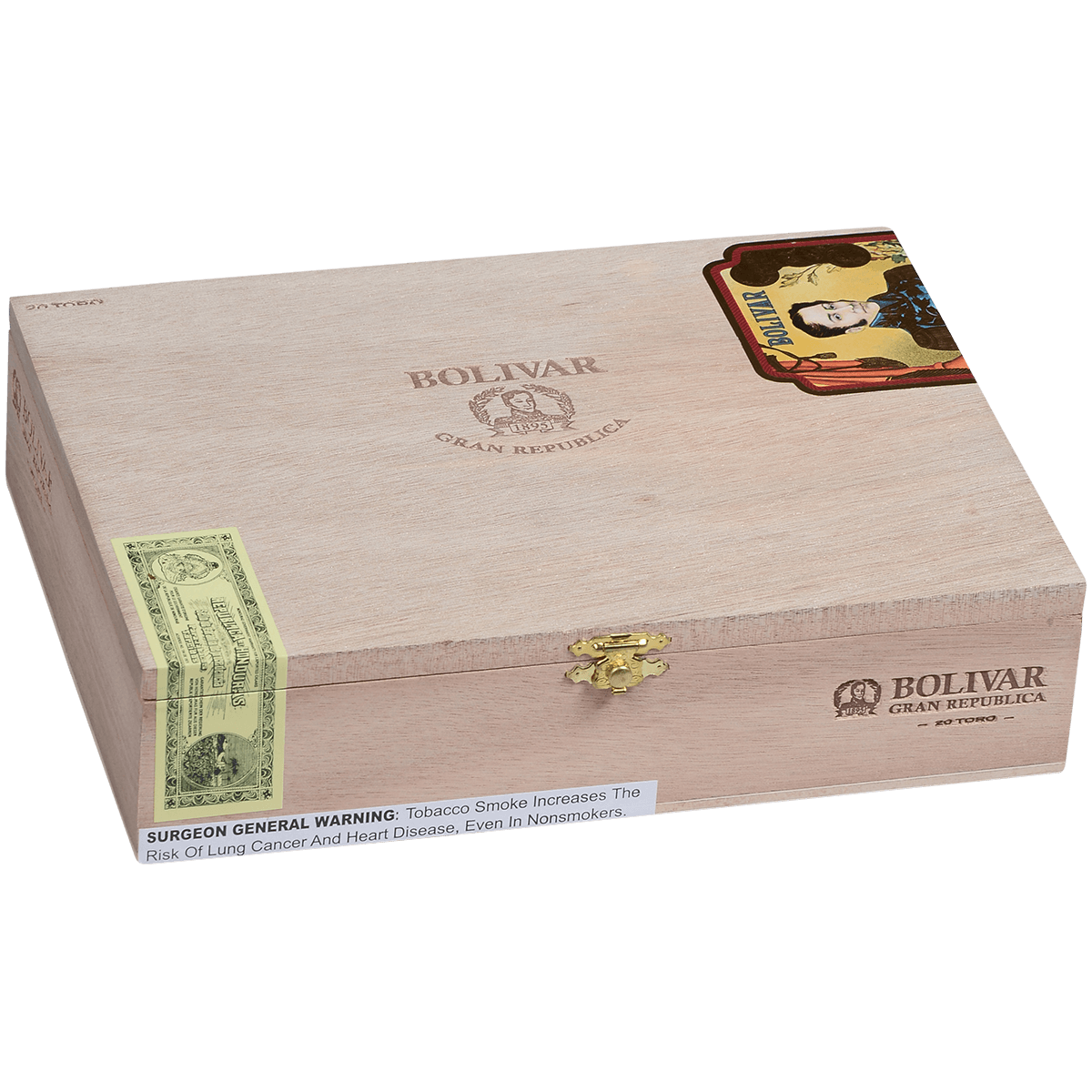 BOLIVAR GRAN REPUBLICA TORO 20 CT. 6X54 BX