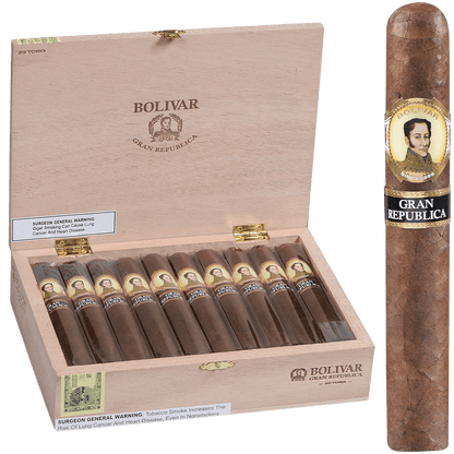 BOLIVAR GRAN REPUBLICA TORO 20 CT. 6X54 BX