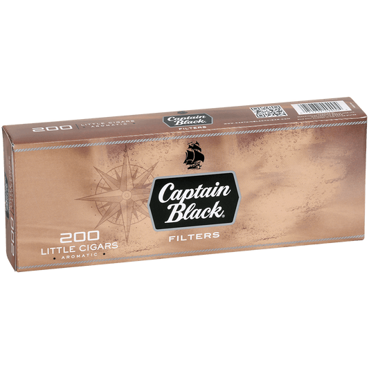 Captain Black Little Cigars Filters 10/20 Packs 3.88X20