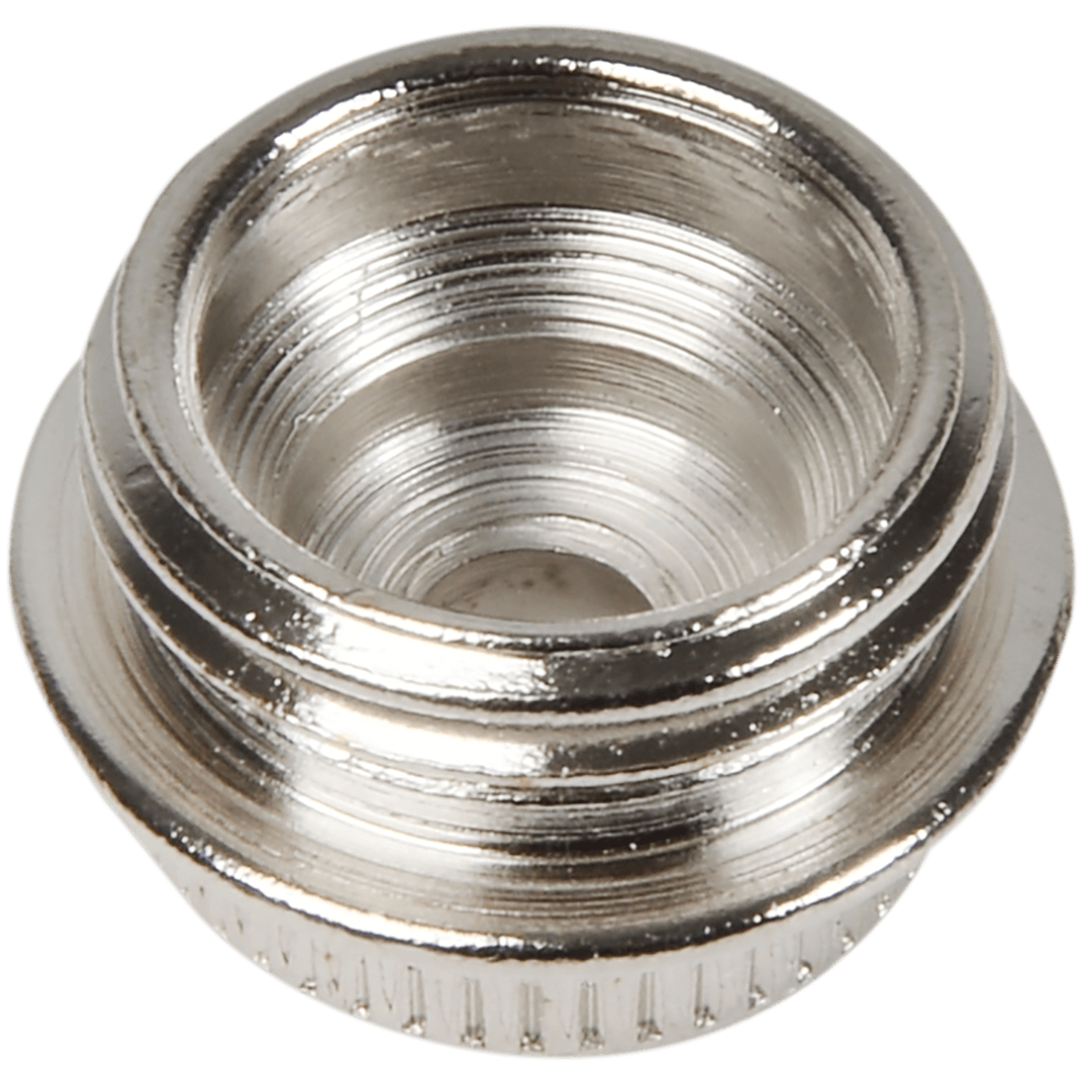Pipes Covers Regular Cap With Hole Nickel Finish
