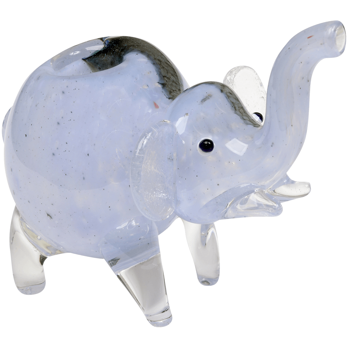Pipes Greenhouse 4.5" Elephant With Dicro Character Glass Pipe