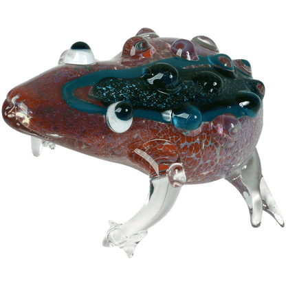Pipes Greenhouse 3.5" Frog With Dicro Character Glass Pipe