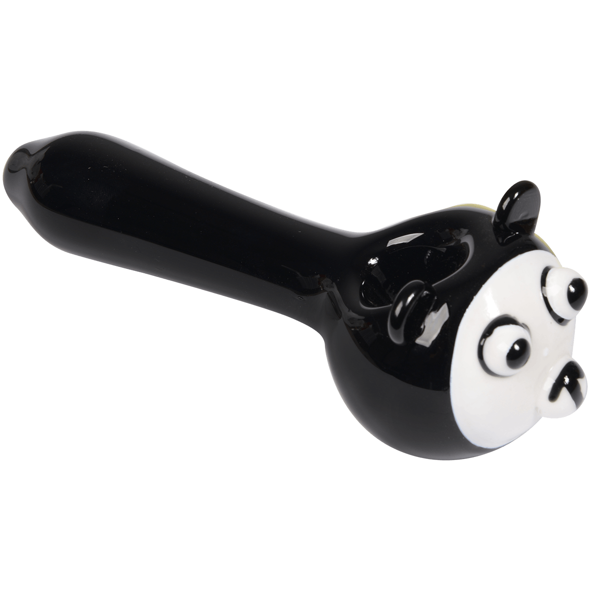 Pipes Greenhouse 4" Panda Spoon Character Glass Pipe