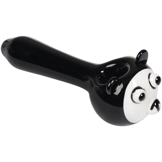 Pipes Greenhouse 4" Panda Spoon Character Glass Pipe