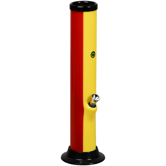 Pipes Acrylic Greenhouse 2"X12" Rasta Water Pipe Thumb Carb