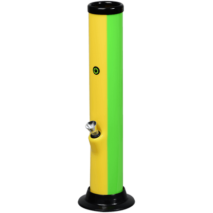 Pipes Acrylic Greenhouse 2"X12" Rasta Water Pipe Thumb Carb
