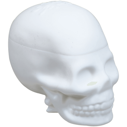 Container No Goo Silicone White Skull 2.35"