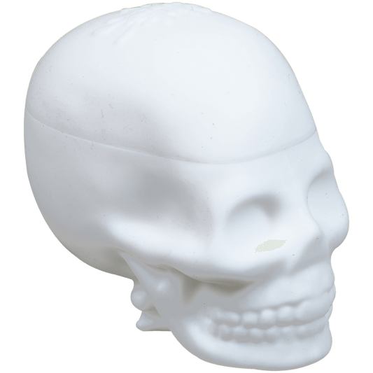 Container No Goo Silicone White Skull 2.35"