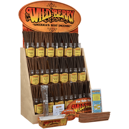 Incense Sticks Wild Berry Pre-Pack Starter Kit 18 Best Selling Fragrances