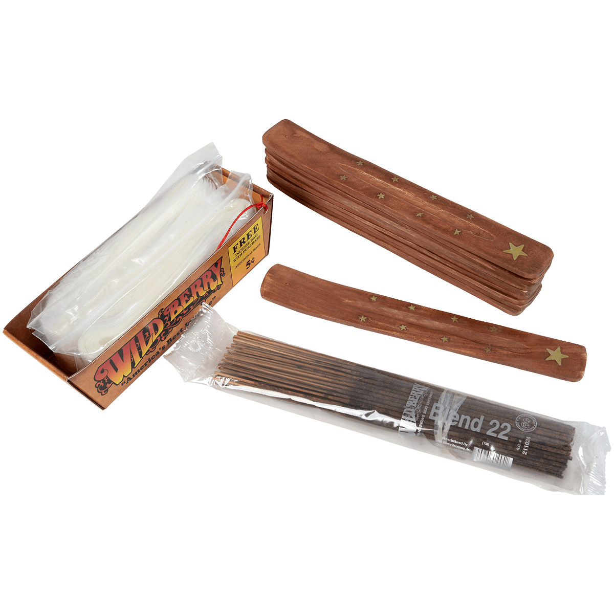 Incense Sticks Wild Berry Pre-Pack Starter Kit 18 Best Selling Fragrances