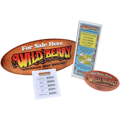 Incense Sticks Wild Berry Pre-Pack Starter Kit 18 Best Selling Fragrances