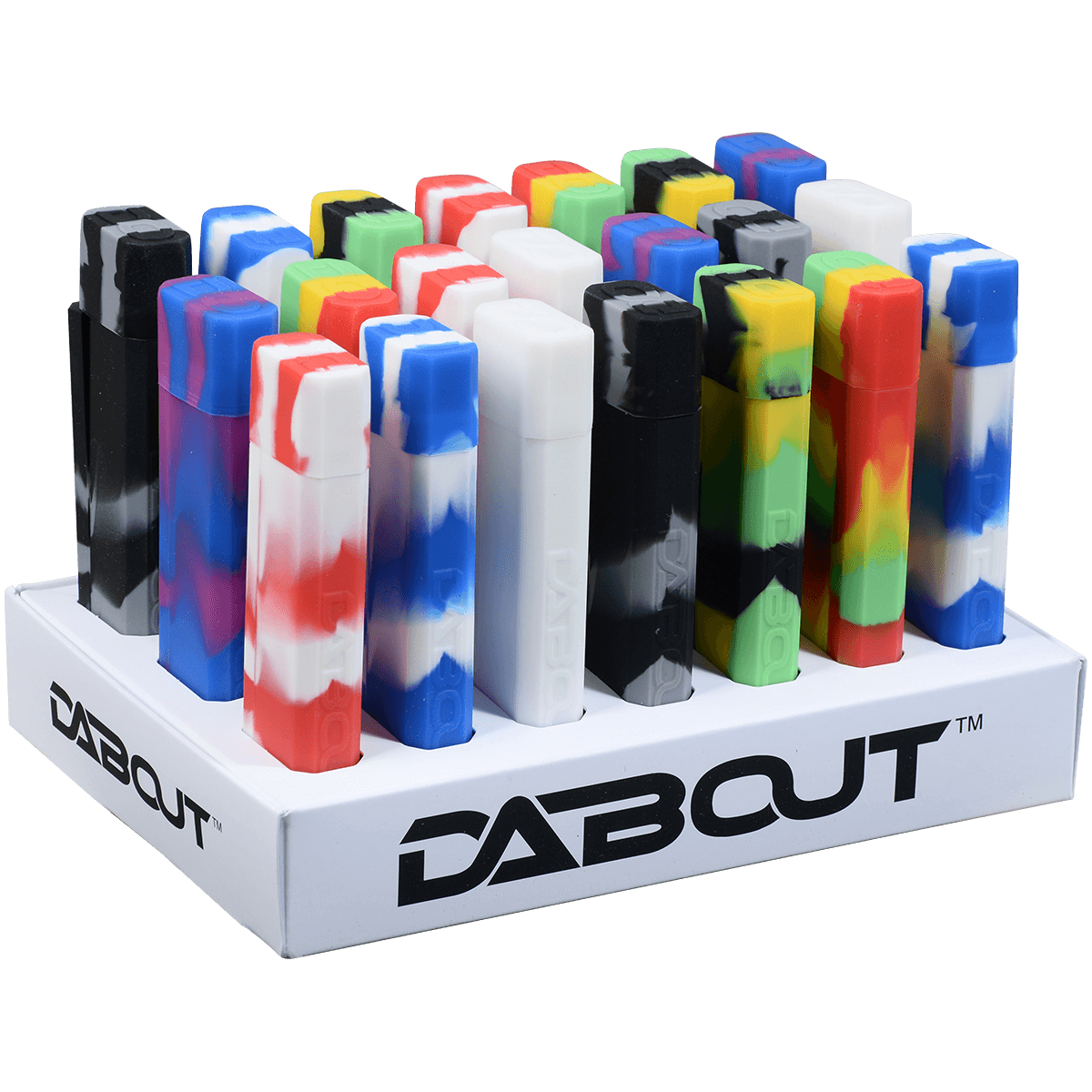 Pipes Glass Dab Out 5 21 Ct. Display Asst. Colors