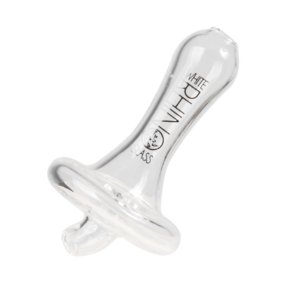 Pipes Glass White Rhino Directional Carb Cap 9Mm X 1.5" 20 Ct. Jar
