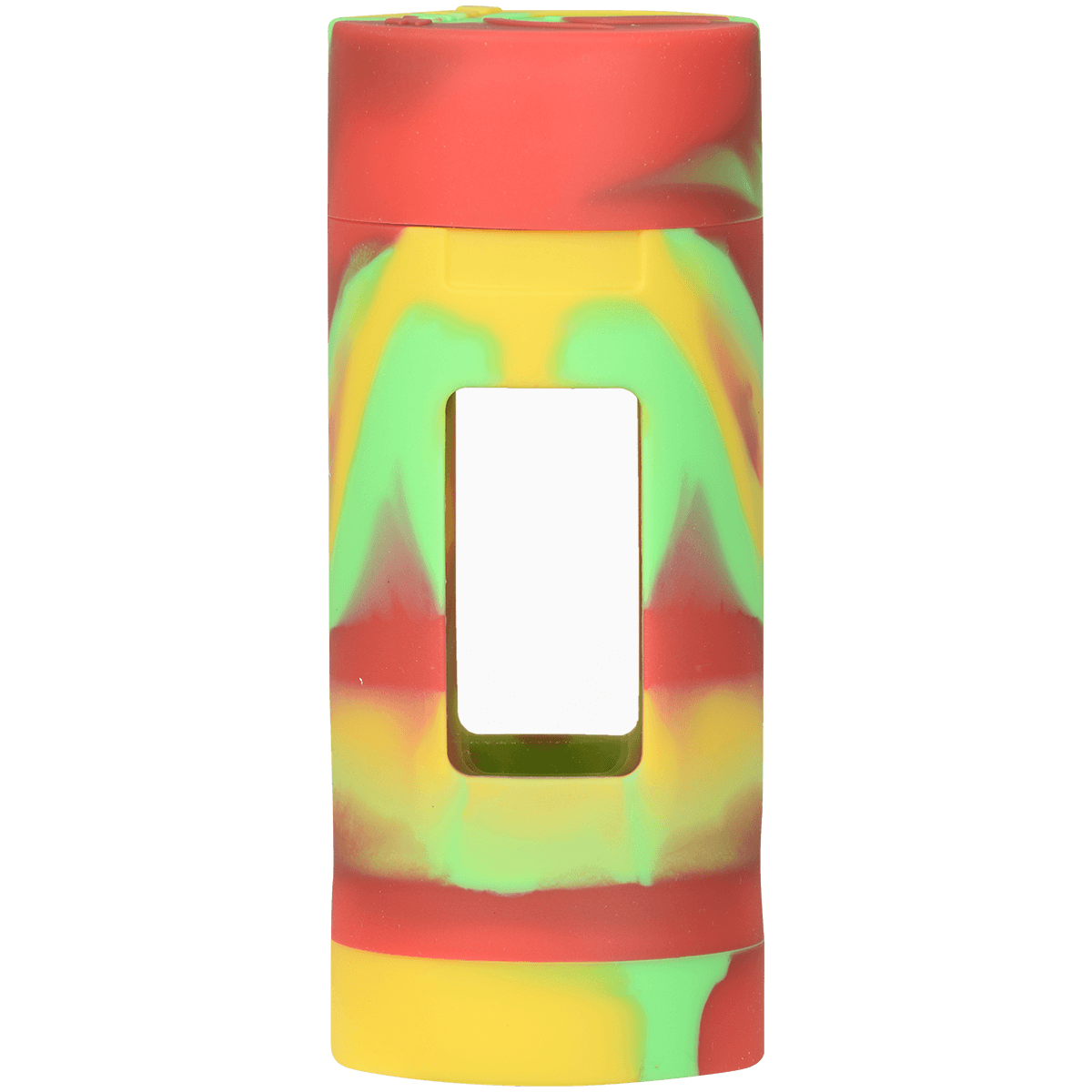 Container Pruf 2 In 1 Silcone Jar Rasta 4Ct Display