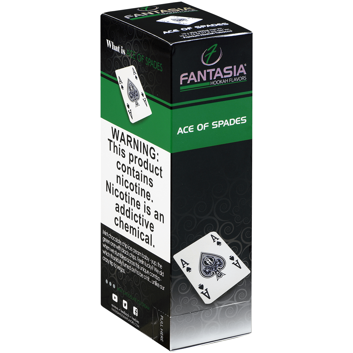 Hookah Tobacco Fantasia Ace Of Spades 50G 10 Ct. Carton