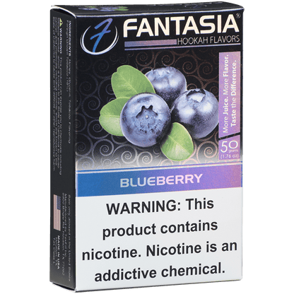 Hookah Tobacco Fantasia Blueberry 50G 10 Ct. Carton