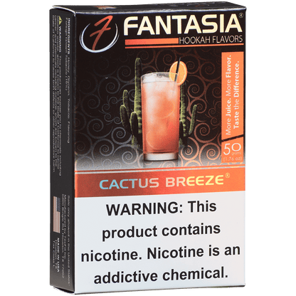 Hookah Tobacco Fantasia Cactus Breeze 50G 10 Ct. Carton