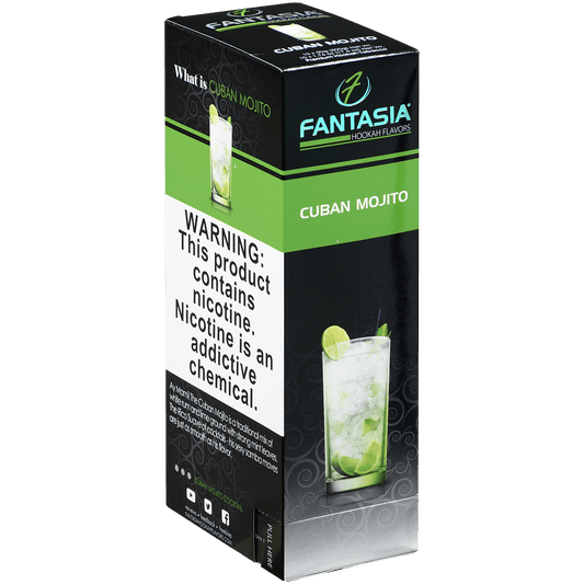 Hookah Tobacco Fantasia Cuban Mojito 50G 10 Ct. Carton