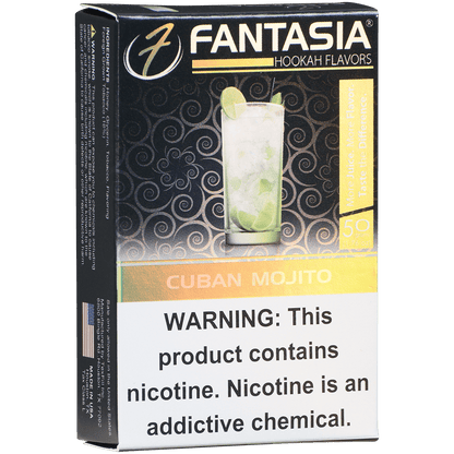 Hookah Tobacco Fantasia Cuban Mojito 50G 10 Ct. Carton
