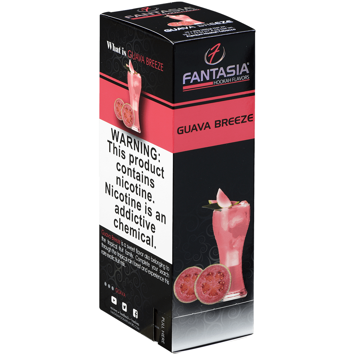 Hookah Tobacco Fantasia Guava Breeze 50G 10 Ct. Carton