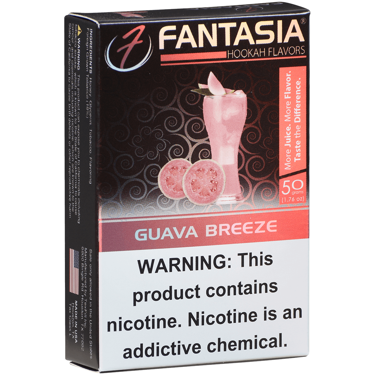Hookah Tobacco Fantasia Guava Breeze 50G 10 Ct. Carton
