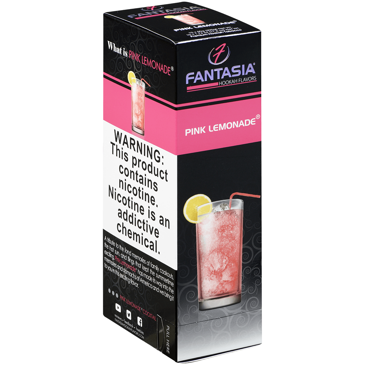 Hookah Tobacco Fantasia Pink Lemonade 50G 10 Ct. Carton