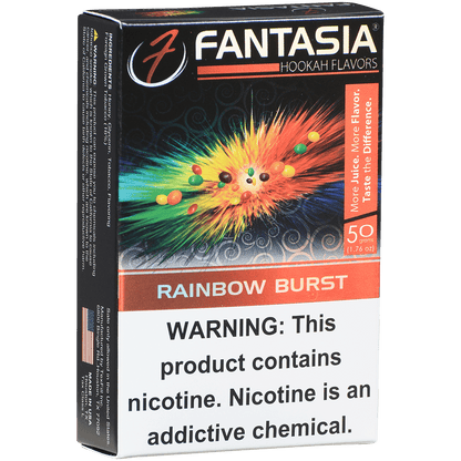 Hookah Tobacco Fantasia Rainbow Burst 50G 10 Ct. Carton