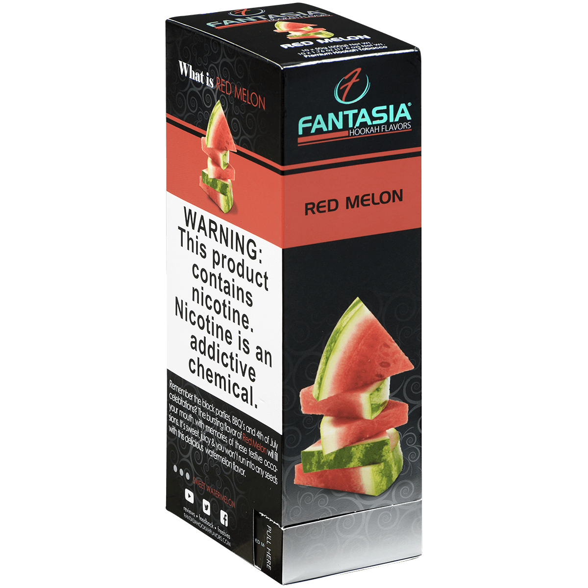 Hookah Tobacco Fantasia Red Melon 50G 10 Ct. Carton