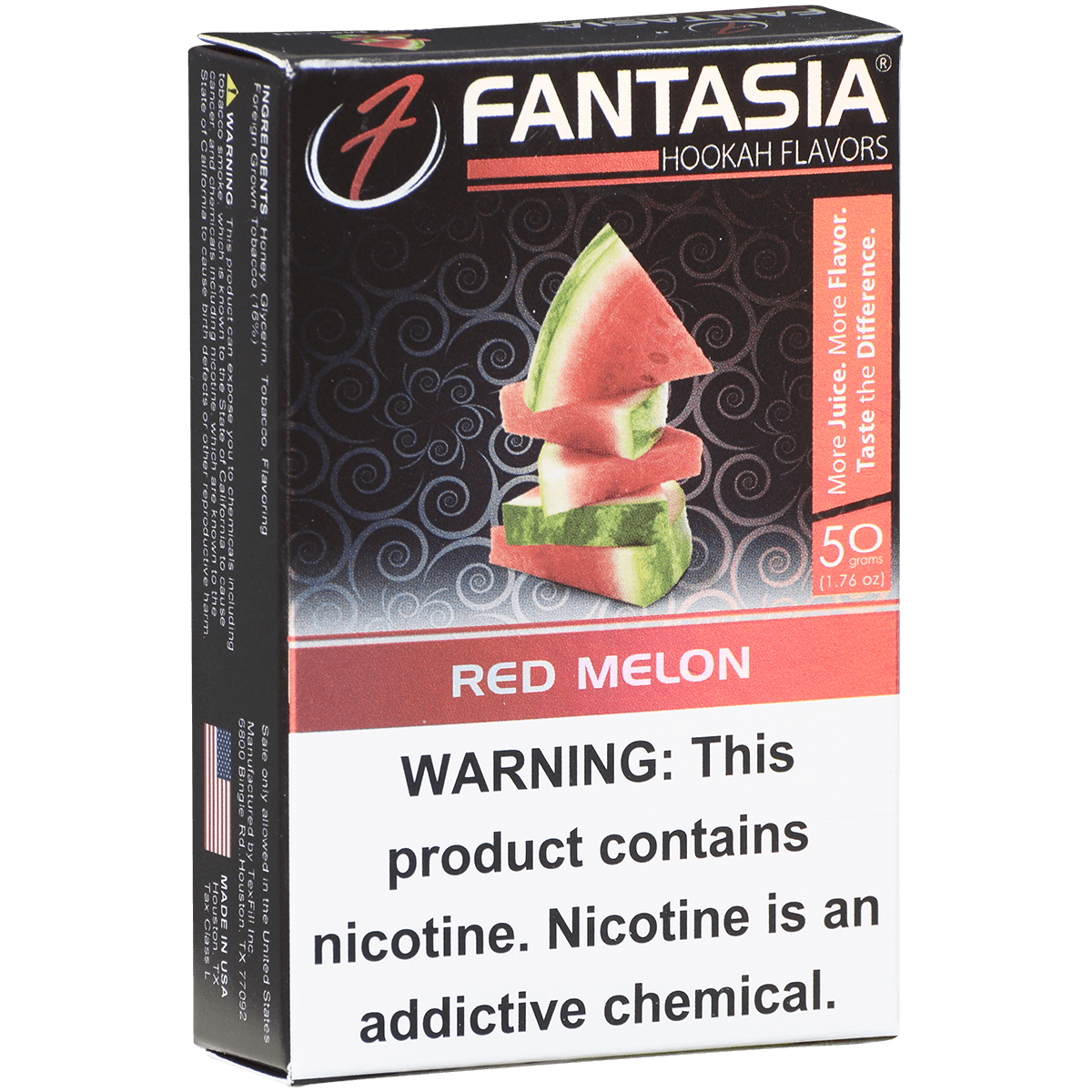 Hookah Tobacco Fantasia Red Melon 50G 10 Ct. Carton