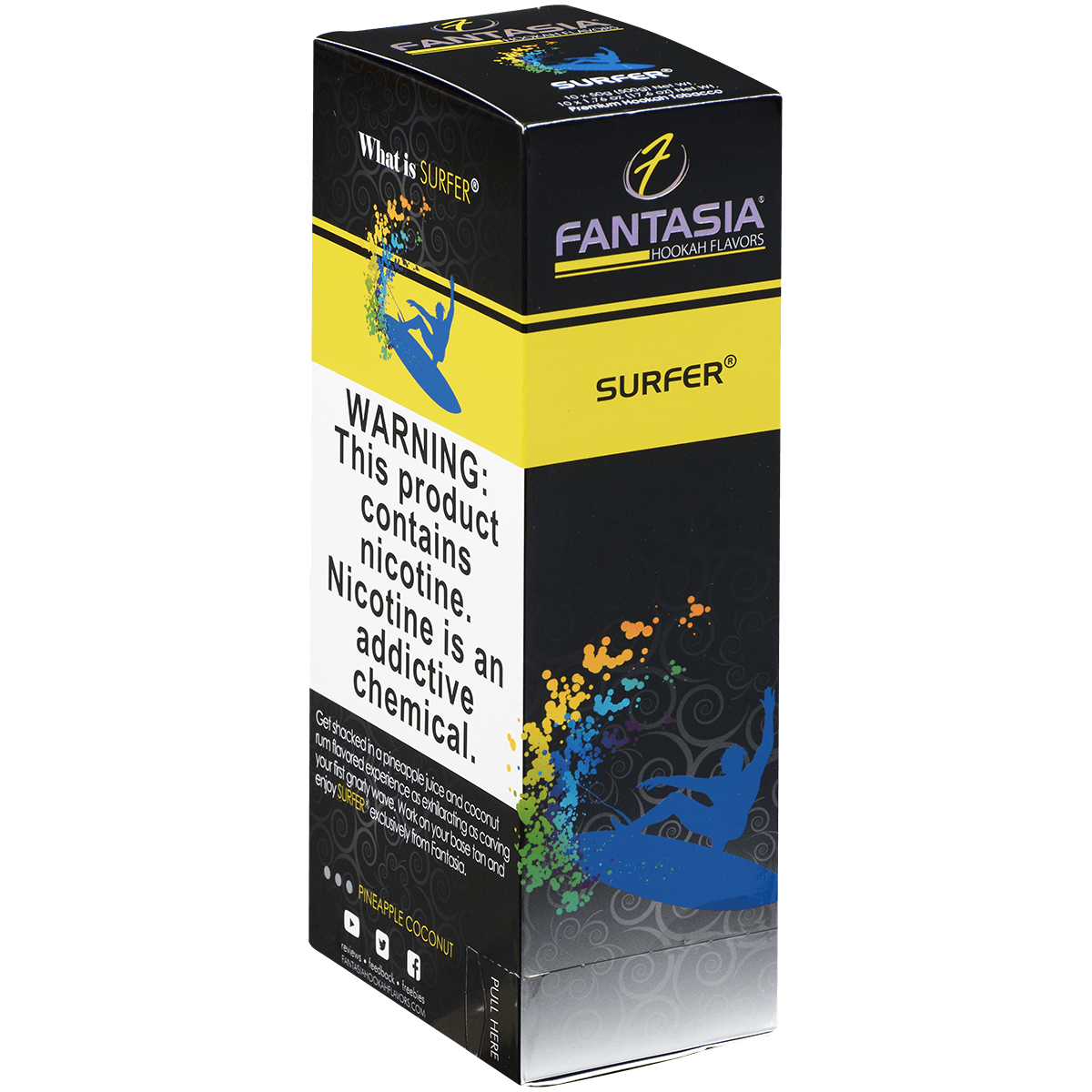 Hookah Tobacco Fantasia Surfer 50G 10 Ct. Carton
