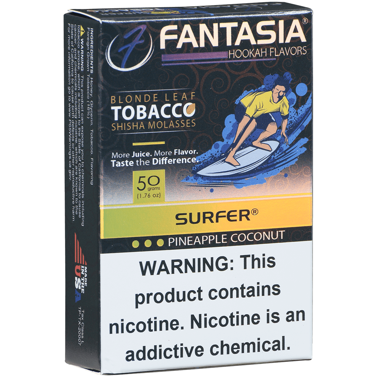 Hookah Tobacco Fantasia Surfer 50G 10 Ct. Carton