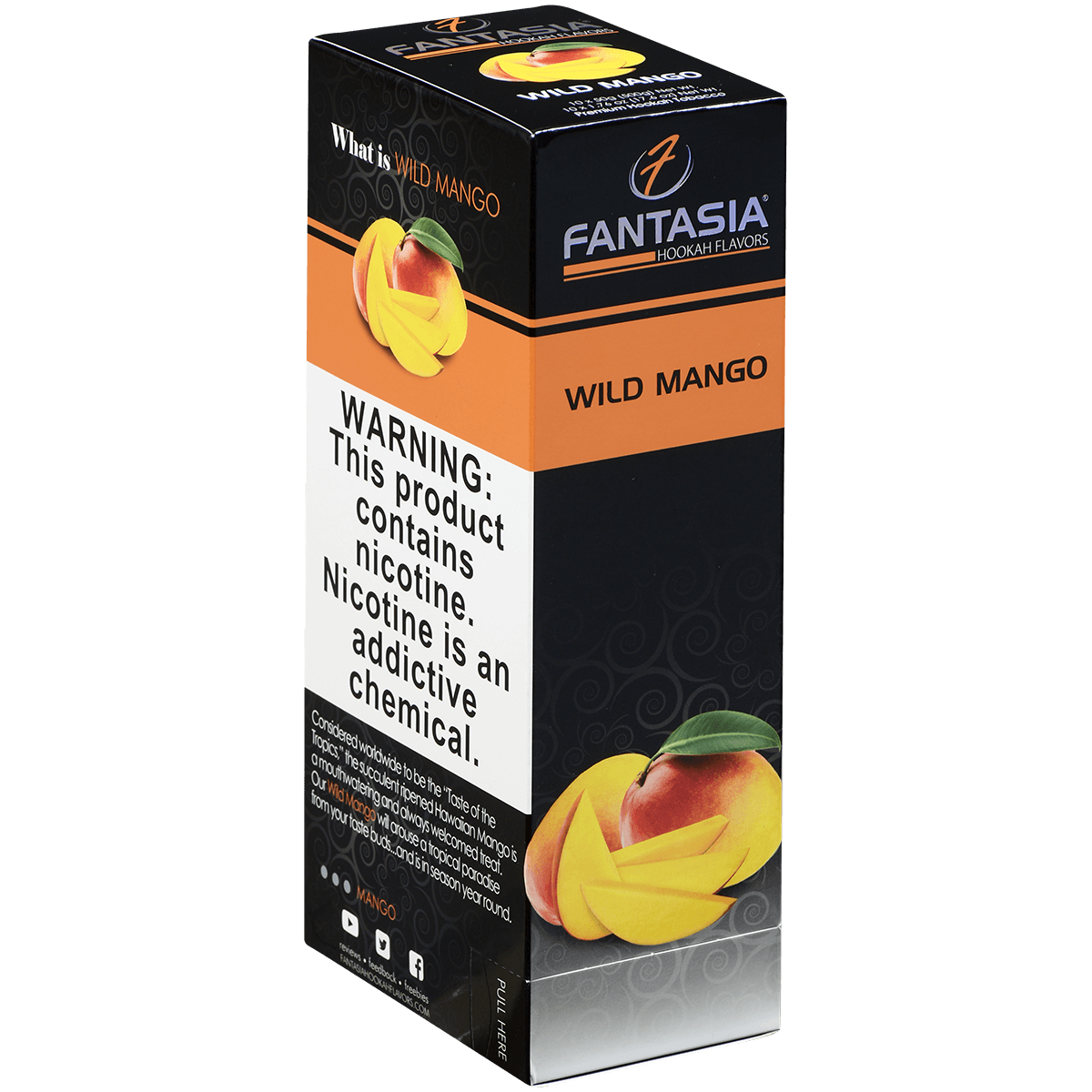 Hookah Tobacco Fantasia Wild Mango 50G 10 Ct. Carton