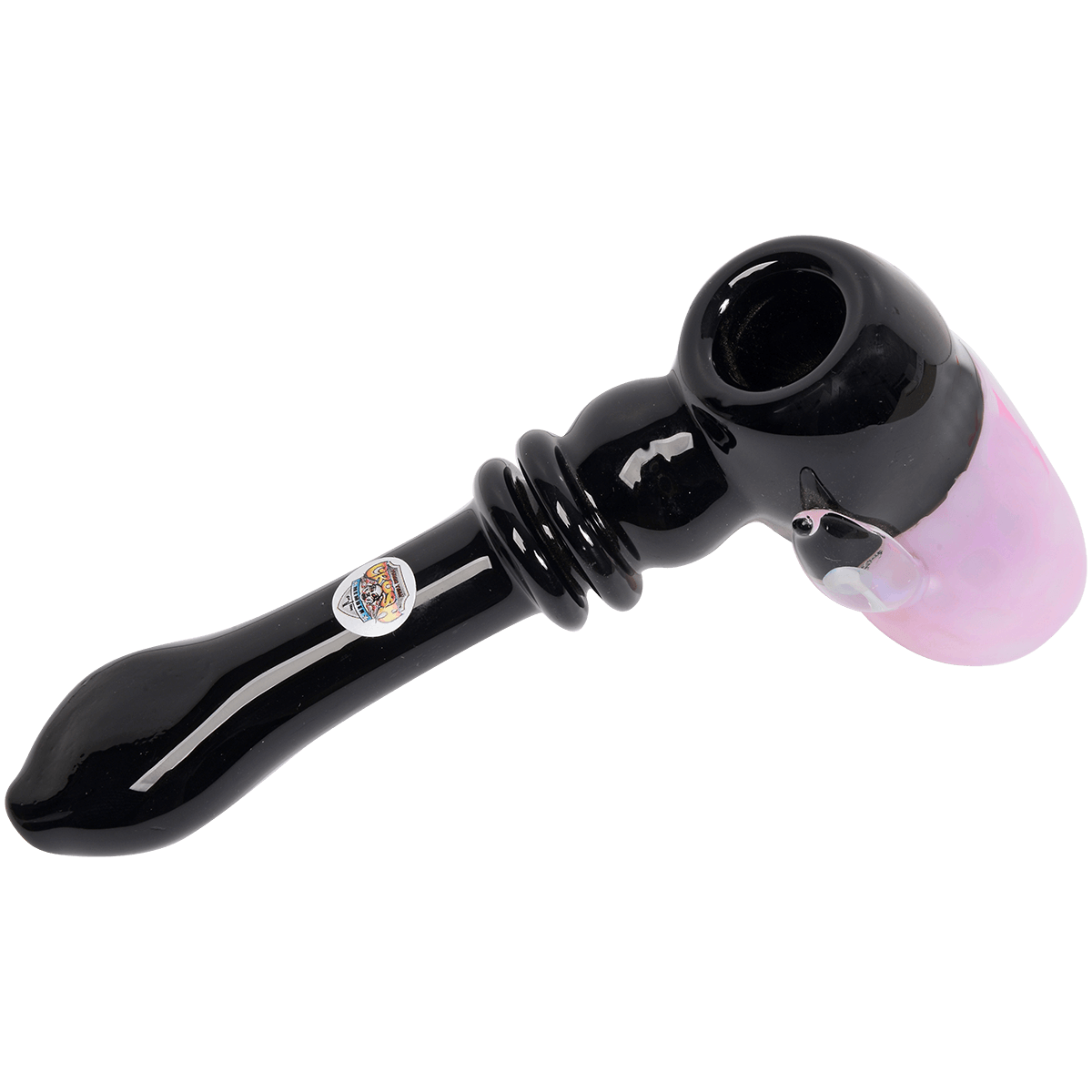 Pipes Crush Smoked Pink Hammer Bubbler