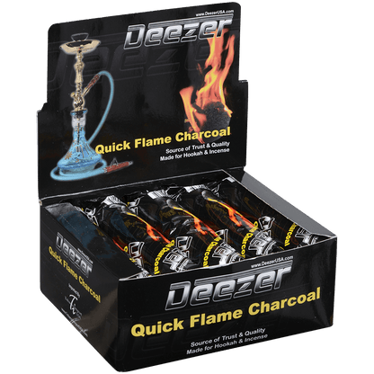 Hookah Charcoal Deezer Easy Light 33 Mm 10 10 Ct. Box