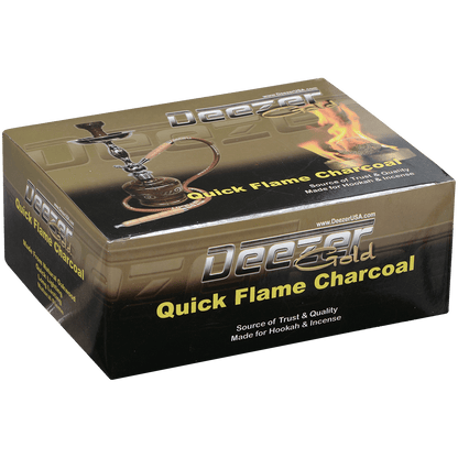 Hookah Charcoal Deezer Gold Light 40 Mm 10 10 Ct. Box