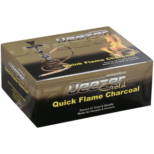 Hookah Charcoal Deezer Gold Light 40 Mm 10 10 Ct. Box