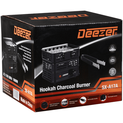 Deezer Electric Charcoal Starter Cube Shaped