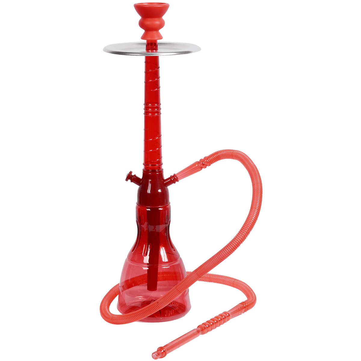 Hookah Pipe Deezer Tripp Acrylic 1 Hose Red