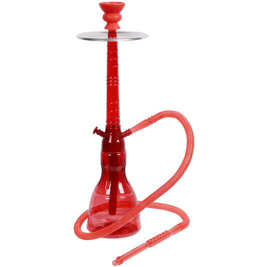Hookah Pipe Deezer Tripp Acrylic 1 Hose Red