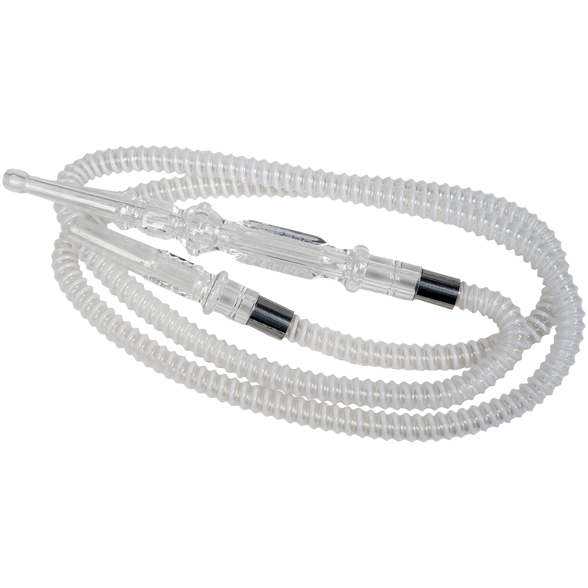 Hookah Hose Deezer Clear White Disposable Washable 75" In Length