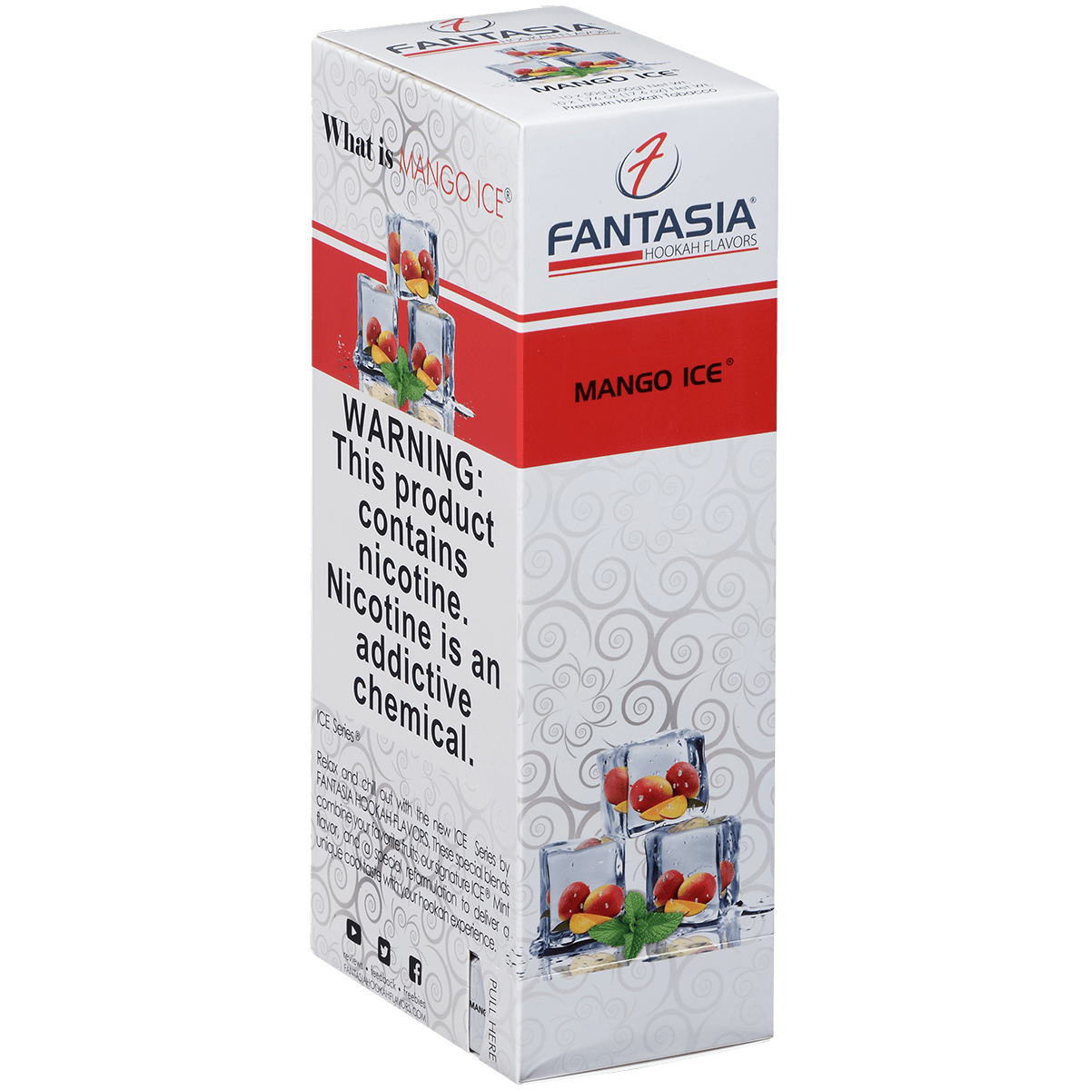 Hookah Tobacco Fantasia Mango Ice 50G 10Ct Carton
