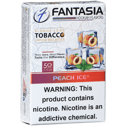 Hookah Tobacco Fantasia Peach Ice 50G 10Ct Carton