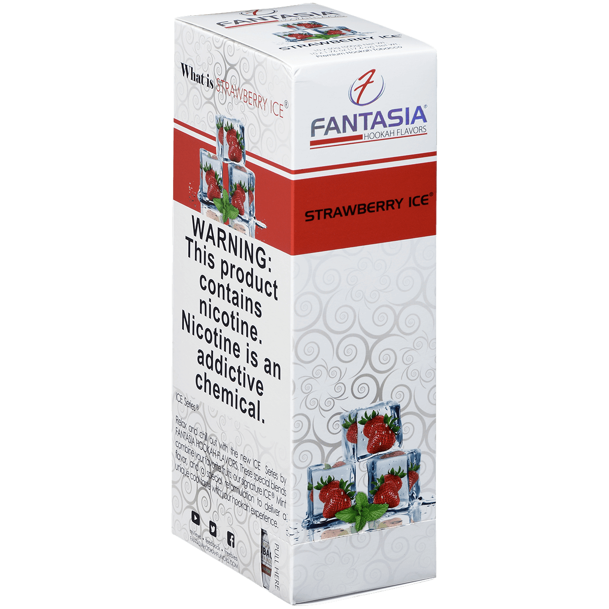 Hookah Tobacco Fantasia Strawberry Ice 50G 10Ct Carton