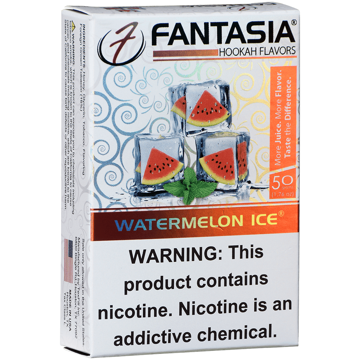 Hookah Tobacco Fantasia Watermelon Ice 50G 10Ct Carton