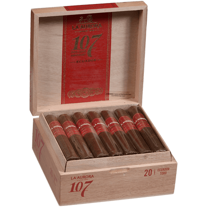 La Aurora 107 Ecuador  Sun Grown Toro 20Ct Box 5.5X54
